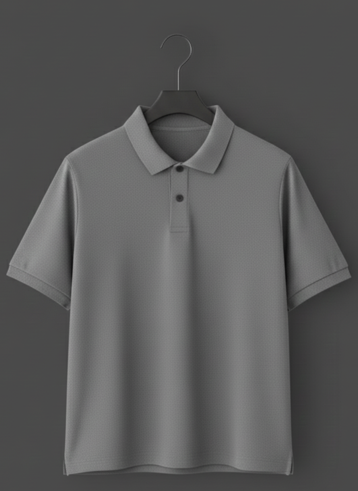 Grey Core Polo
